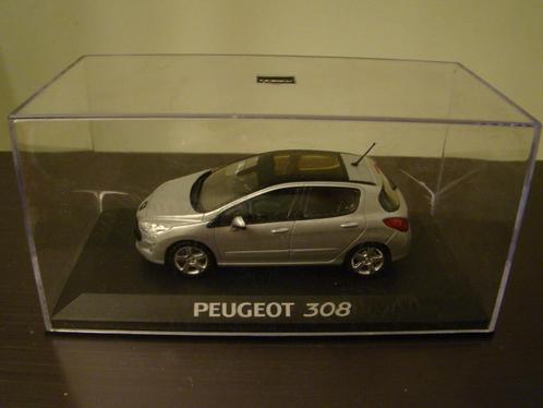 Peugeot 308 1/43, Hobby en Vrije tijd, Modelauto's | 1:43, Gebruikt, Auto, Norev, Ophalen of Verzenden