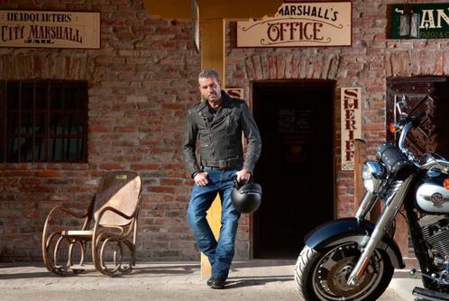 Nieuwe Held Hot Road chopper leren motorjas - Zwart - Mt. 48, Motoren, Kleding | Motorkleding, Jas | leer, Heren, Nieuw met kaartje