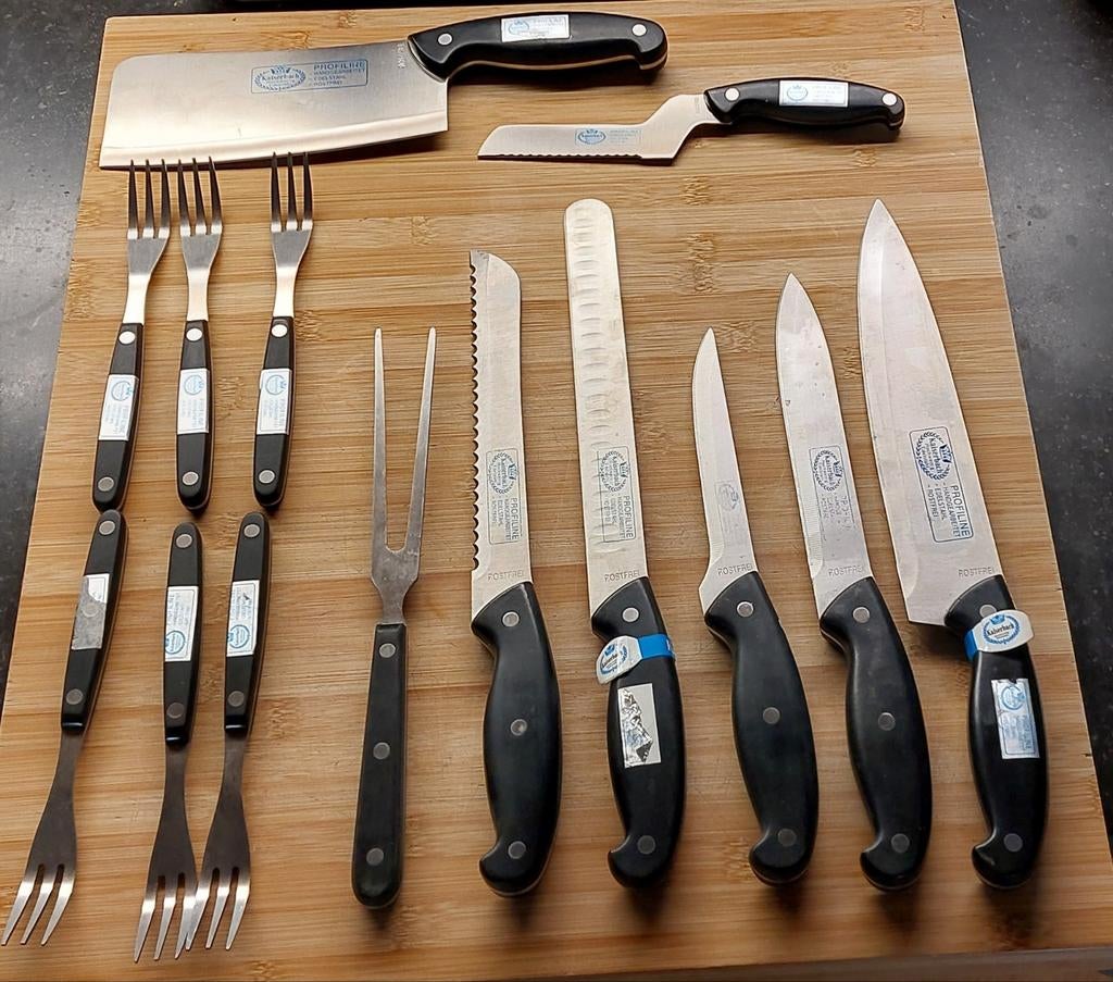 Set couverts en acier/Kaiserbach, Maison & Meubles, Cuisine | Couverts, Enlèvement ou Envoi