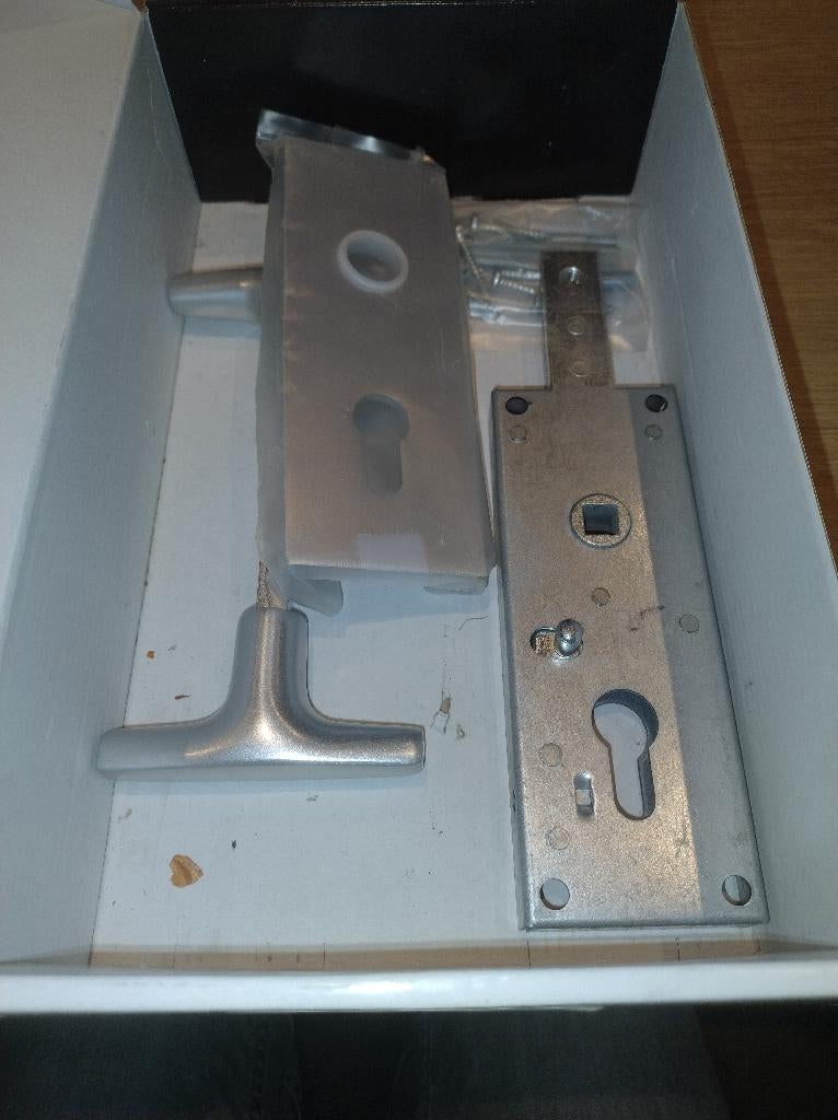 Slot met kruk, Bricolage & Construction, Fenêtres & Moustiquaires, Neuf, Porte de garage, Métal, Enlèvement