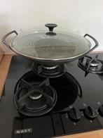 Le Creuset wokpan, Maison & Meubles, Cuisine | Casseroles & Poêles, Comme neuf, Fonte, Plaque céramique, Enlèvement