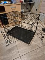 Hondenbench 78cm x 48cm. Hoogte 57cm. Zwart., Dieren en Toebehoren, Ophalen