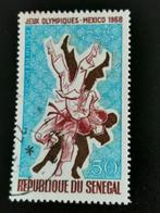 Sénégal 1968 - sports - judo - Jeux Olympiques Mexique, Affranchi, Enlèvement ou Envoi, Autres pays