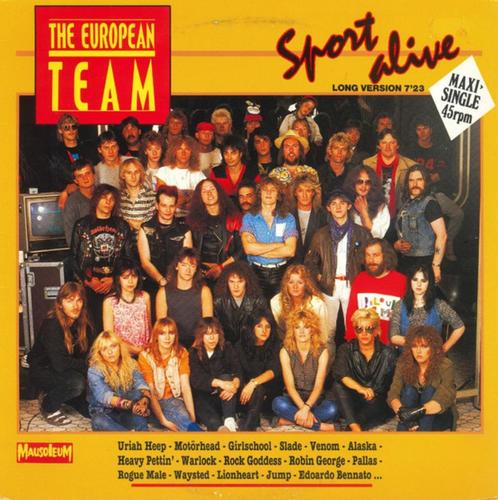 The European Team - Sport Alive (Mausoleum Persing), Cd's en Dvd's, Vinyl | Hardrock en Metal, Zo goed als nieuw, Ophalen of Verzenden