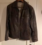 Heren vest in leder maat 46, Kleding | Heren, Jassen | Winter, Bruin, Ophalen of Verzenden, Donar, Gedragen