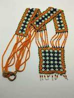 Modieuze parelketting - handgemaakt Vintage 1970/1980, Handtassen en Accessoires, Antieke sieraden, Ophalen, Overige materialen