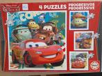 Puzzels (4) van Cars, Ophalen of Verzenden, 10 tot 50 stukjes, Gebruikt, 4 tot 6 jaar