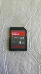 Carte memoire sandisk ultra 4gb, Ophalen of Verzenden, Zo goed als nieuw