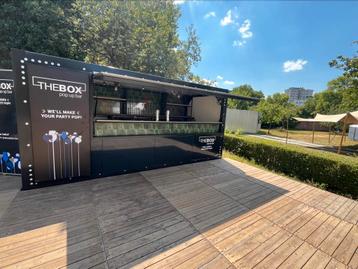 The box popup bar / mobile bar / foodtruck beschikbaar voor biedingen