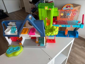 Fisherprice huis +garage beschikbaar voor biedingen