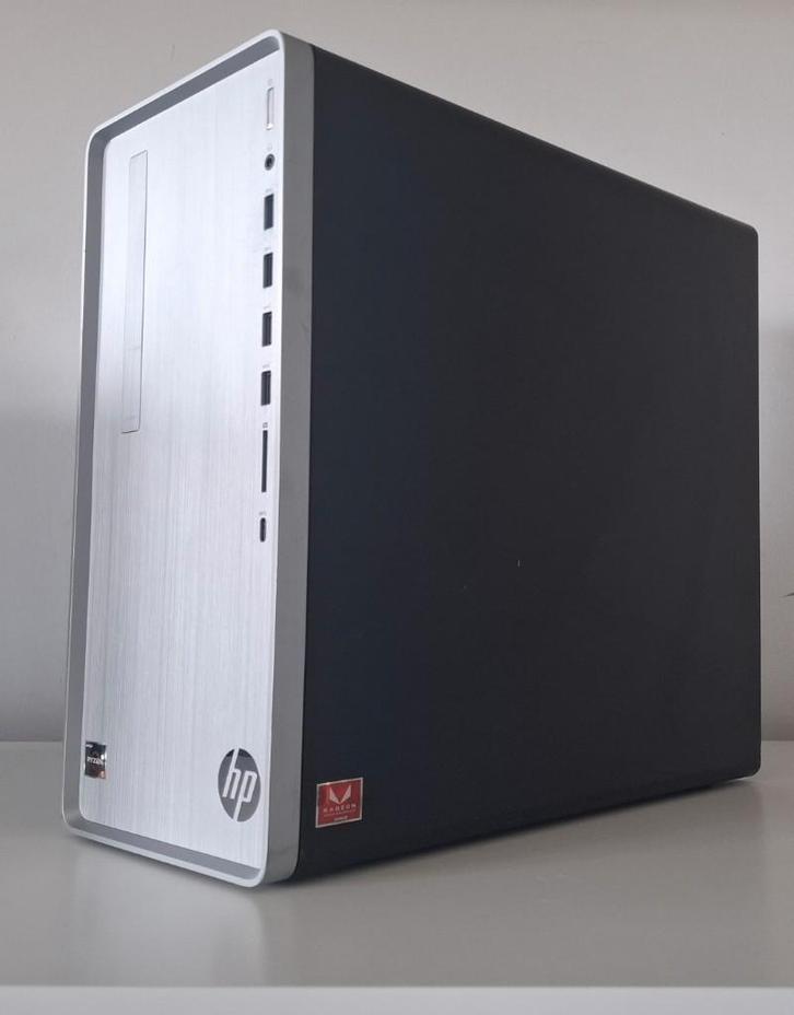 HP Desktop Ryzen 5 3400G, 512gb NVme, 16gb, Windows 11, Computers en Software, Desktop Pc's, Zo goed als nieuw, 4 Ghz of meer