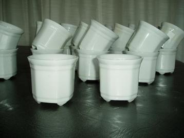 34 bloempotjes voor suikerbonen of kleine plantjes beschikbaar voor biedingen