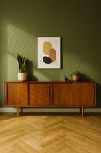 Prachtig vintage Deens dressoir, Ophalen of Verzenden, Gebruikt, Met deur(en), Teakhout