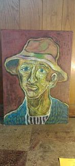 Dessin pastel signé Serge Montegnies, 1973, 50x70, n530, Enlèvement