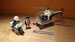 Playmobil politie helicopter en moto, Kinderen en Baby's, Speelgoed | Playmobil, Ophalen, Gebruikt, Los Playmobil