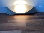 rvs wandlamp uplighter, Huis en Inrichting, Ophalen, Zo goed als nieuw, Glas