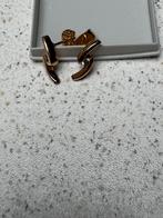 Boucles d’oreilles et bague plaqué or., Handtassen en Accessoires, Broches, Met kristal, Geel, Ophalen of Verzenden, Zo goed als nieuw