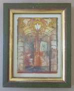 RENE CARCAN / RETAIL BAROQUE / KLEURETS + RELIEF / 26x21cm, Ophalen of Verzenden
