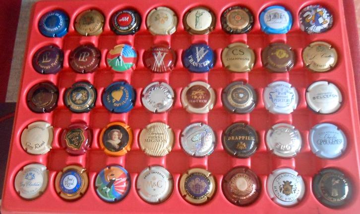 serie 5 - 40 champagne capsules - 6 euro, Verzamelen, Complete verzamelingen en Collecties, Ophalen of Verzenden