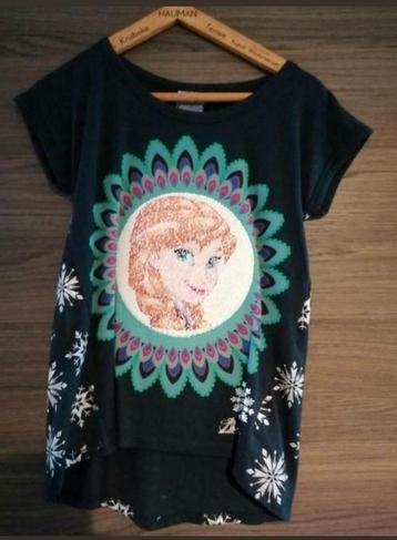 T shirt Frozen > Desigual maat 152/158 beschikbaar voor biedingen