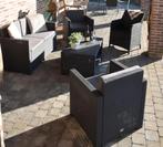 Luxe Wicker Loungeset + 2 extra stoelen, Ophalen, Gebruikt, Loungeset, Wicker