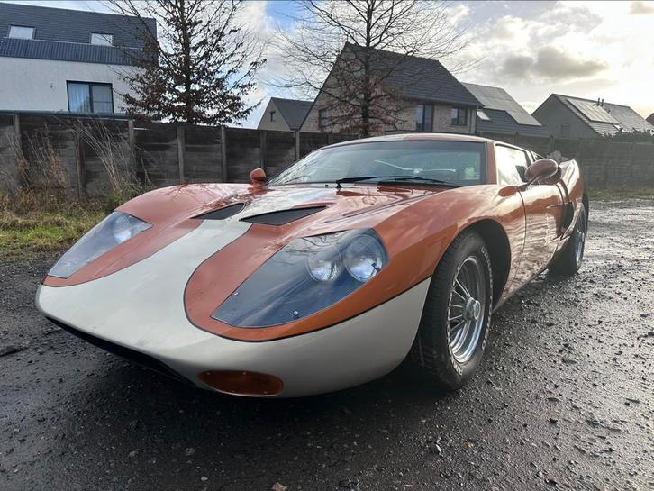 Ford GT40 replica - Valkyrie kit - V8 - 400pk - gekeurd!, Auto's, Oldtimers, Bedrijf, Te koop, Ford, Benzine, Coupé, 2 deurs, Handgeschakeld