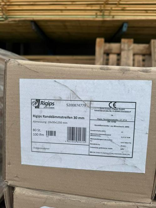 LIQUIDATIE — 4 dozen Rigips-randbanden van 30 mm, Doe-het-zelf en Bouw, IJzerwaren en Bevestigingsmiddelen, Zo goed als nieuw