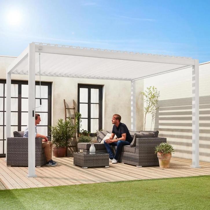 Pergola bioclimatique Aluminium, Tuin en Terras, Tuinhuizen, Nieuw, Overige typen, Overige materialen, 250 tot 300 cm, 200 tot 400 cm