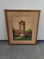 Schilderij de Toren De Donjon Ter Heyden, Ophalen