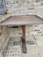 Bistrotafeltje teakhout, Tuin en Terras, Ophalen, Gebruikt, Vierkant, Teakhout