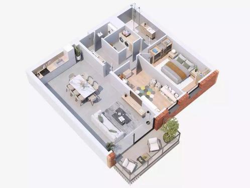 Appartement te koop in Limbourg, 2 slpks, Immo, Huizen en Appartementen te koop, Appartement