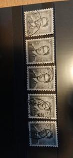5x gestempelde zegel nr 1069A  Boudewijn 6,50fr, Ophalen of Verzenden
