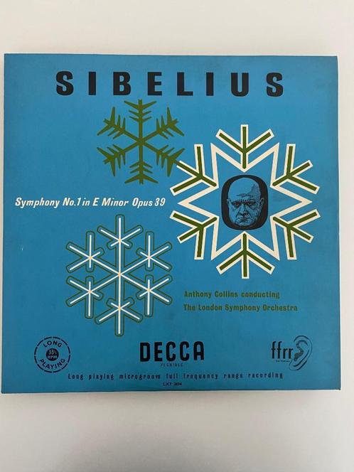 Sibelius Collins London Sym Orch Symphonie 1 Mi Min Op 39 19, CD & DVD, Vinyles | Classique, Comme neuf, Classicisme, Orchestre ou Ballet
