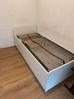 Bed te koop!, Huis en Inrichting, Slaapkamer | Bedden, Ophalen, Twijfelaar, Wit, Hout