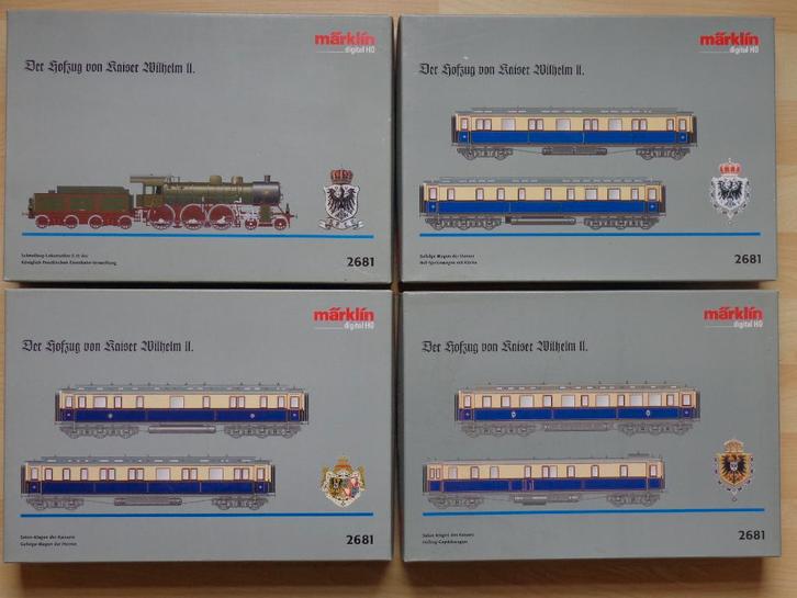 Marklin Digital ho 2681  'Der Hofzug Kaiser Wilhelm II'., Hobby & Loisirs créatifs, Trains miniatures | HO, Comme neuf, Set de Trains