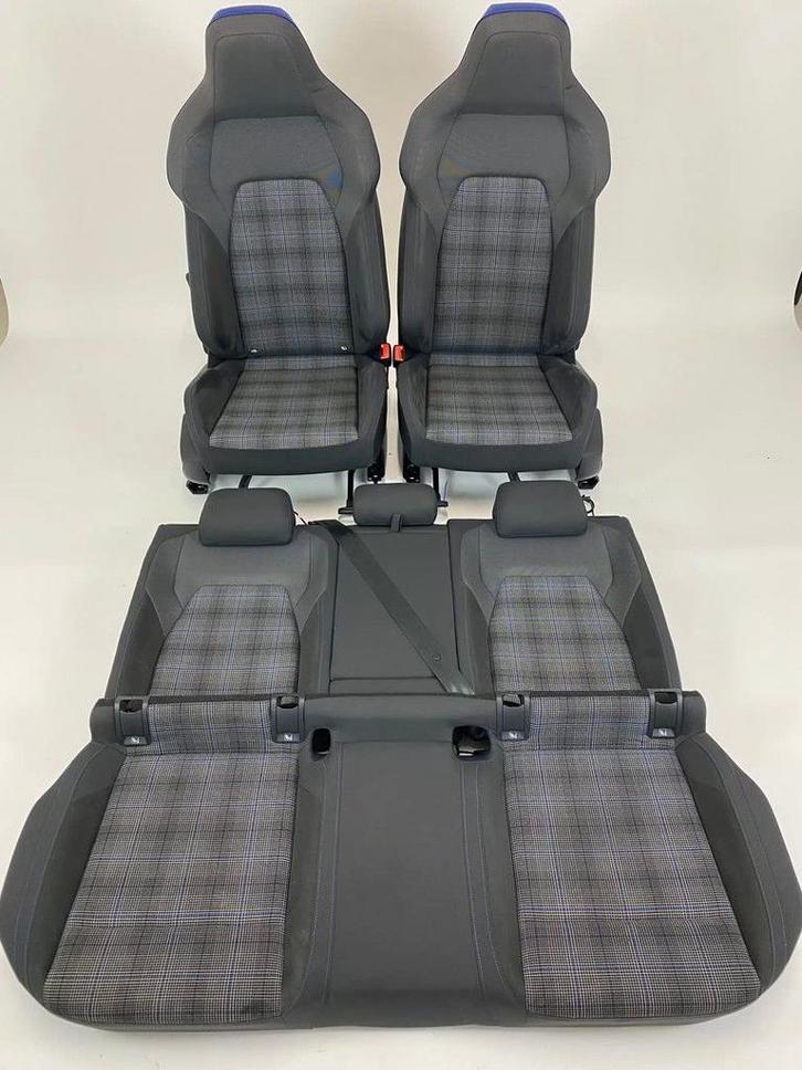 Interieur VW Golf 8 GTE Stof/Alcantara Blauw/Zwart/Grijs, Auto-onderdelen, Overige Auto-onderdelen, Gebruikt, Ophalen of Verzenden