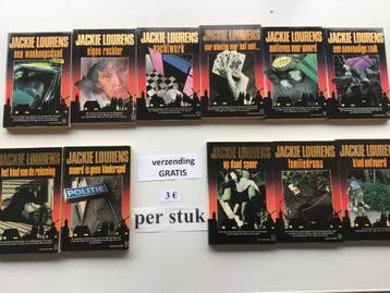 11 detective boeken van Jackie Lourens met GRATIS VERZENDING beschikbaar voor biedingen
