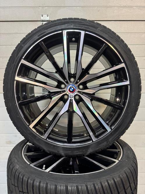 8MM DEMO 22’’ BMW X5 X6 G05 G06 VELGEN WINTERBANDEN ORIG SET, Auto-onderdelen, Banden en Velgen, Banden en Velgen, Winterbanden