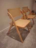 Rotan eik Scandinavish design stoelen, Enlèvement, Bois