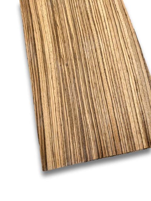 Zebrano fineer | 10 vellen | 93x18 cm, Hobby en Vrije tijd, Knutselen, Nieuw, Materiaal, Verzenden