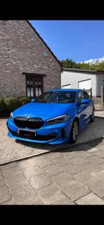 BMW 118i M Sport 2020 BLAUW, Auto's, 1 Reeks, Blauw, Leder en Stof, 5 deurs