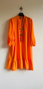 Oranje jurk van Eksept in L/ XL, Verzenden, Zo goed als nieuw, Oranje