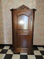 Houten (hall)kast, Ophalen, Gebruikt, 100 tot 150 cm, Met hangruimte
