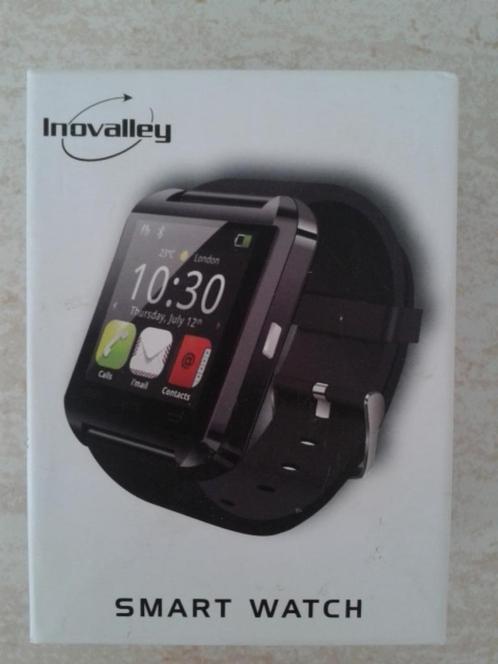 Montre Smart Watch, Handtassen en Accessoires, Smartwatches, Nieuw, Zwart, Waterdicht, Ophalen of Verzenden
