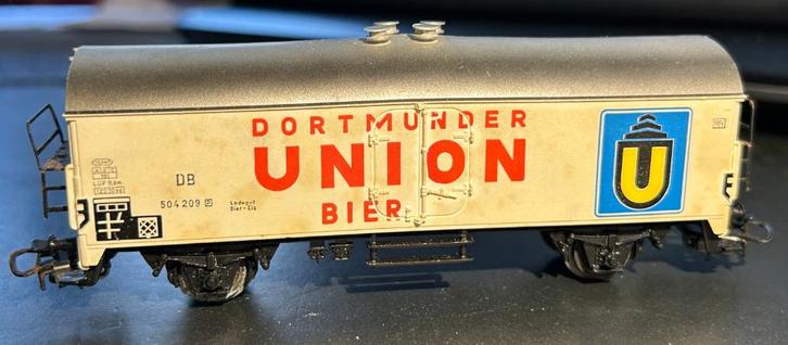 3136. Wagon couvert « Dortmunder Union » H0 Märklin., Hobby & Loisirs créatifs, Trains miniatures | HO, Comme neuf, Wagon, Märklin