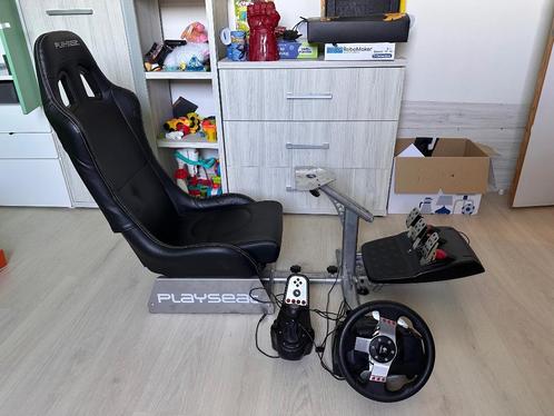 Playseat Gaming seat + Logitech G27 (indien nog beschikbaar), Computers en Software, Joysticks, Gebruikt, Ophalen