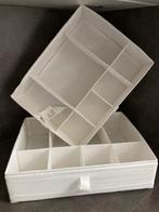 2 opbergdozen met vakken, Ophalen of Verzenden, Zo goed als nieuw