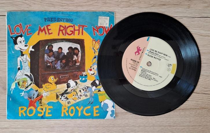 Rose Royce - Love Me Right Now, Cd's en Dvd's, Vinyl Singles, Gebruikt, Single, R&B en Soul, 7 inch, Ophalen of Verzenden