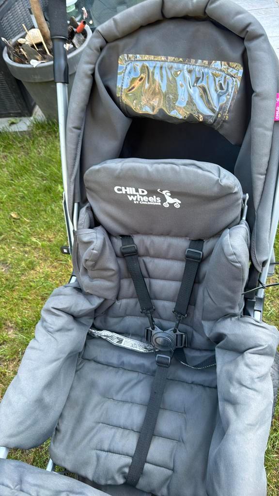 Child Wheels Dubbele Buggy – Goede staat, Kinderen en Baby's, Buggy's, Gebruikt, Overige merken, Duomodel, Regenhoes, Verstelbare rugleuning