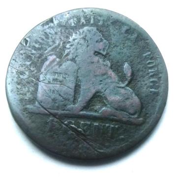 belgique 1 centime 1833 leopold 1 - wide listel 3 over 2, Enlèvement ou Envoi, Autre, Monnaie en vrac